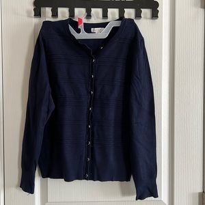 Woman’s sweater / cardigan -Navy Blue
